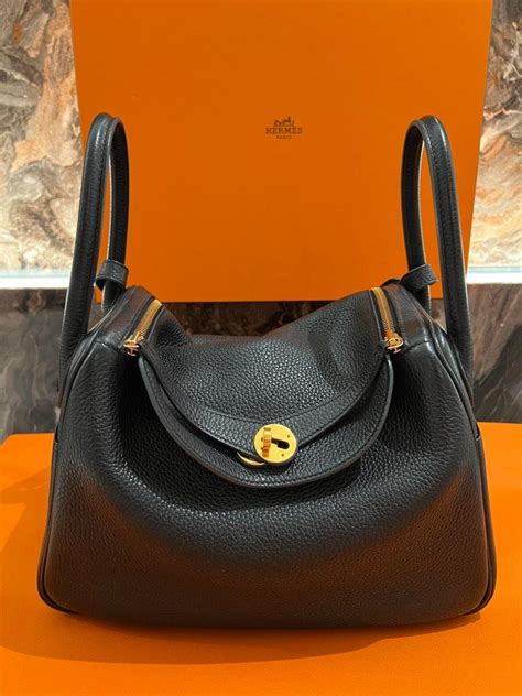 hermes lindy 30 black ghw|Hermes lindy handbags sale.